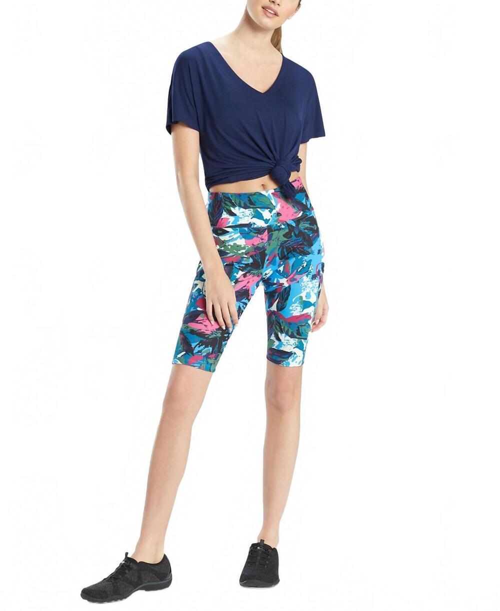 NEW JOSIE NATORI elements dolman v-neck top in navy
